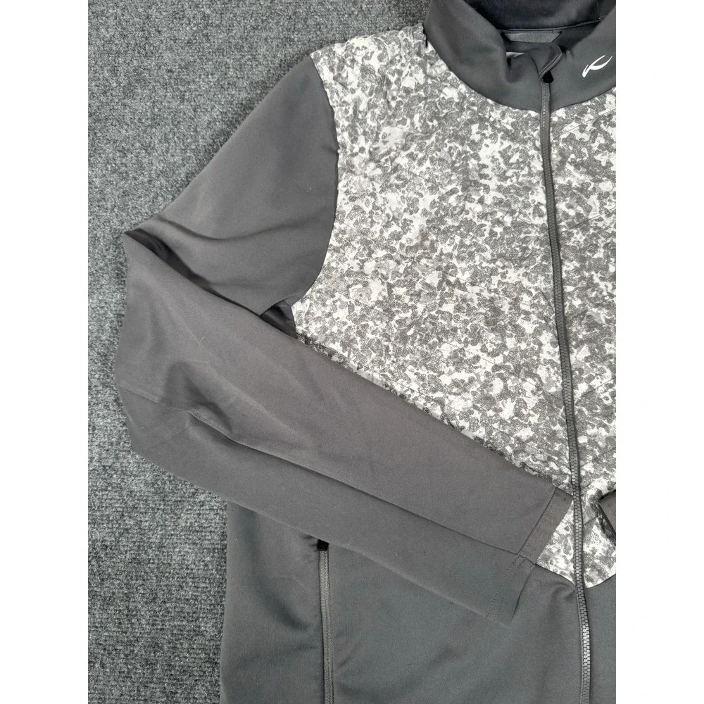 KJUS Jacket Mens Size 52 L Gray Release Full Zip Lightweight Puffy Pullover‎